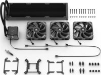 Sharkoon S40 360mm ARGB All In One Univerzális CPU Vízhűtés - Fekete