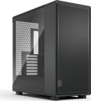 Fractal Design Epoch XL TG Midi Torony Számítógépház + 3db 140mm ventilátor - Fekete