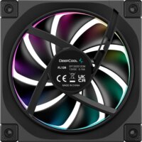 DeepCool FL12R 120mm PWM RGB Rendszerhűtő Ventilátor - Fekete
