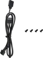 DeepCool FL12R 120mm PWM RGB Rendszerhűtő Ventilátor - Fekete