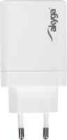 Akyga AK-CH-29 2x USB-C GaN Hálózati Gyorstöltő Adapter 45W