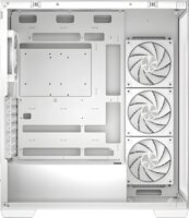 DeepCool CG580 4F V2 Midi Torony Számítógépház + 4db 120mm ARGB Ventilátor - Fehér