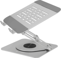 ICY BOX IB-NH300-R Állítható / Dönthető 10-17" Laptop Asztali Állvány - Ezüst