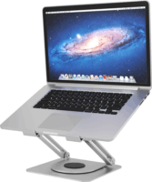 ICY BOX IB-NH300-R Állítható / Dönthető 10-17" Laptop Asztali Állvány - Ezüst