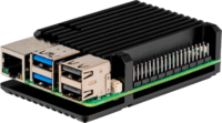 Joy-IT RB-ALUCASEP5-07 Alumínium Raspberry Pi 5 ház - Fekete