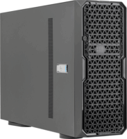 SilverStone WS380-E Szerver Torony Számítógépház + 3db 120mm + 2db 80mm ventilátor - Fekete