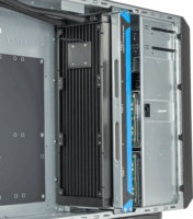 SilverStone WS380-E Szerver Torony Számítógépház + 3db 120mm + 2db 80mm ventilátor - Fekete