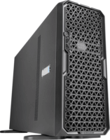 SilverStone WS380-E Szerver Torony Számítógépház + 3db 120mm + 2db 80mm ventilátor - Fekete