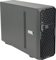 SilverStone WS380-E Szerver Torony Számítógépház + 3db 120mm + 2db 80mm ventilátor - Fekete