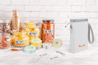 Peach PE102 14 x 40 mm Nyomtatható etikett címke - Átlátszó (180 címke/tekercs)