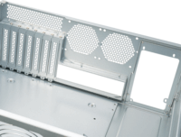 SilverStone SST-RM43-324-RS 4U Rack Szerver Ház (44,2 x 17,5 x 66 cm) - Ezüst/Fekete