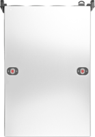 SilverStone SST-RM43-324-RS 4U Rack Szerver Ház (44,2 x 17,5 x 66 cm) - Ezüst/Fekete