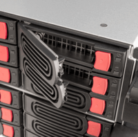 SilverStone SST-RM43-324-RS 4U Rack Szerver Ház (44,2 x 17,5 x 66 cm) - Ezüst/Fekete