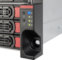 SilverStone SST-RM43-324-RS 4U Rack Szerver Ház (44,2 x 17,5 x 66 cm) - Ezüst/Fekete