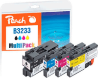 Peach 320994 (Brother LC-3233) Utángyártott tintapatron - Tri-color + Fekete