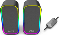 Marvo SG-285 Vezetékes USB-A RGB Gaming Hangszóró 6 Watt - Fekete