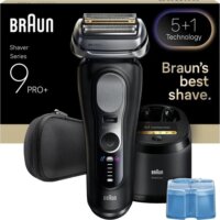 Braun Series 9 Pro+ 9660cc Vezeték nélküli Akkus Nedves-Száraz Borotva/ Arcszőrzet igazító - Fekete