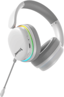 Monka HG9070W Echo RS Bluetooth USB-C RGB Gamer Fejhallgató Headset - Fehér