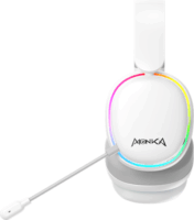 Monka HG9070W Echo RS Bluetooth USB-C RGB Gamer Fejhallgató Headset - Fehér