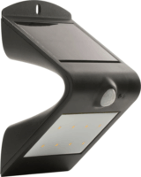 REV LED napelemes Kültéri lámpa mozgásérzékelővel 1,5 W - Fekete