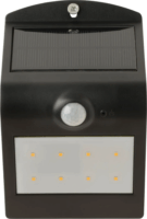 REV LED napelemes Kültéri lámpa mozgásérzékelővel 1,5 W - Fekete