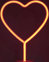 Yooup LED Asztali neon dekoráció 20x8.5x29.5 cm - Szív