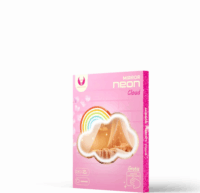 Forever Light Neon világító LED tükör Felhő és szivárvány mintával