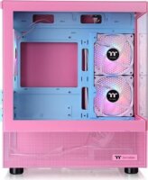 Thermaltake View 170 TG ARGB Micro Torony Számítógépház + 3db 120mm ARGB Ventilátor - Rózsaszín
