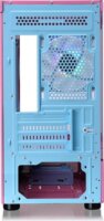 Thermaltake View 170 TG ARGB Micro Torony Számítógépház + 3db 120mm ARGB Ventilátor - Rózsaszín