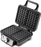 Huslog AK-2149 Elektromos Dupla Gofrisütő 1200W - Fekete / Ezüst