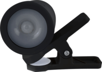 REV Csiptetős Akkus Vezeték Nélküli LED Lámpa - Fekete