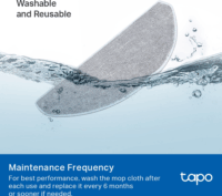 TP-Link TAPO RVA301 Robot Porszívó Mosható Felmosó kendő csomag (5 db / csomag)