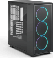 Fractal Design Epoch XL TG RGB Midi Torony Számítógépház + 3db 140mm ventilátor - Fekete