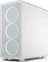 Fractal Design Epoch XL TG RGB Midi Torony Számítógépház + 3db 140mm ventilátor - Fehér