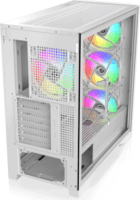 RAIJINTEK AGOS MAX-MS4 Midi Torony Számítógépház + 4db 140mm ventilátor - Fehér