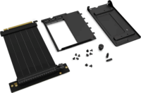 Sharkoon CA500 / AK SERIES PCIe 4.0 x16 Riser kártya Kábel 17 cm - Fekete