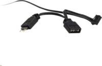 Inter-Tech Argus RS-061 PWM 120x120x25 RGB Rendszerhűtő ventilátor - Áttetsző