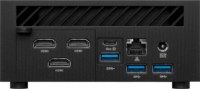 Asus ExpertCenter PN53 Mini PC (AMD Ryzen 5-7535H / No RAM / No SSD / No OS) - Fekete