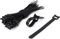 Sharkoon OfficePal Tépőzáras Kábelrendező Készlet - Fekete