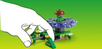 LEGO 71849 Ninjago - Nya Egy Mutáns Szörny Pörgettyűje Ellen
