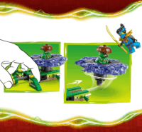 LEGO 71849 Ninjago - Nya Egy Mutáns Szörny Pörgettyűje Ellen