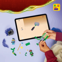 LEGO 71849 Ninjago - Nya Egy Mutáns Szörny Pörgettyűje Ellen