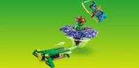 LEGO 71849 Ninjago - Nya Egy Mutáns Szörny Pörgettyűje Ellen