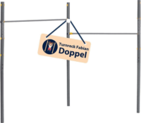 HUDORA Fabian Pro Gimnasztikai Rúd - Szürke