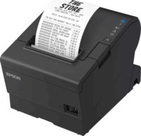 Epson TM-T88VII Fekete Címkenyomtató USB / LAN - Fekete