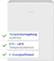 Bomann KB 7347 Szabadonálló Hűtőszekrény 58L - Fehér