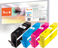 Peach PI300-370 (HP 364XL) Utángyártott tintapatron - Tri-color + Fekete