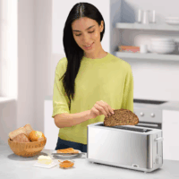 Braun HT 1610 PurShine Hosszú nyílású 2 szeletes kenyérpirító 1030W - Fehér