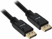 Sharkoon DisplayPort 1.3 - Displayport 1.3 Kábel 2m - Fekete