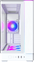 Montech KING 15 PRO Midi Torony Számítógépház + 4db 120mm ventilátor - Fehér